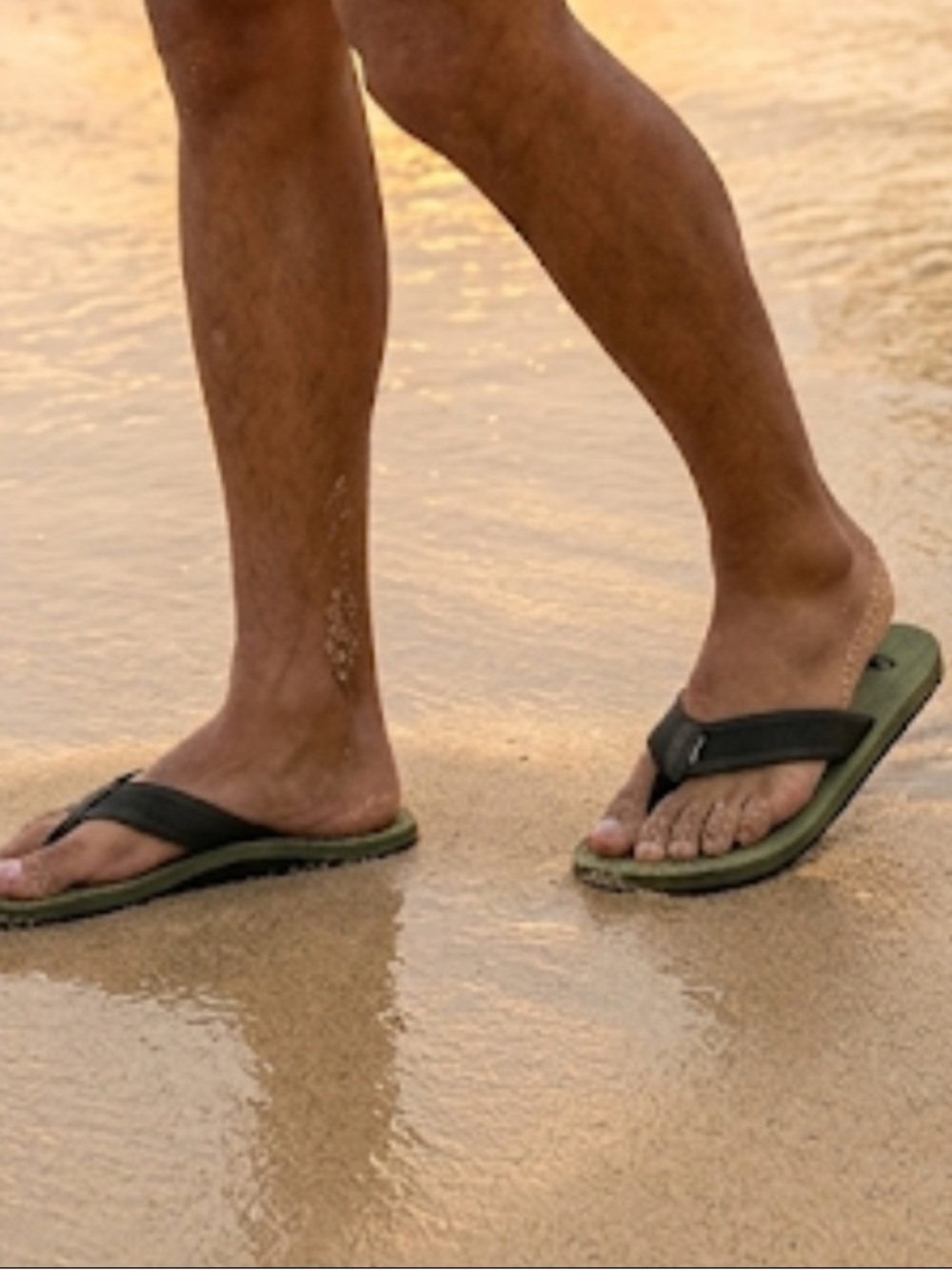 O'Neill Men's Expedition Brown Foam Flip Flop Sandals sz 9 NWT